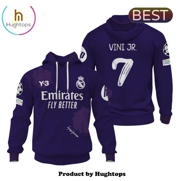 Special Real Madrid Vini Jr. 24 25 Home Signatures Hoodie