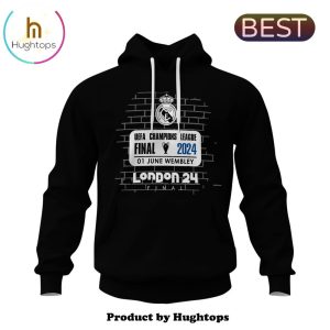 Special UCL Final London 24 Final Champions Black Hoodie