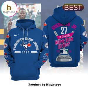 Toronto Blue Jays MLB Home Run Derby Blue Hoodie, Jogger, Cap