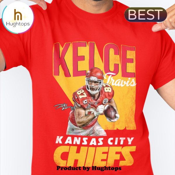 Travis Kelce Kansas City Chiefs Signatures Unisex T-Shirt