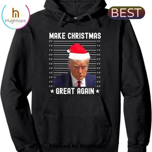 Trump Shot 2024 Make Great Again Funny Christmas Hoodie