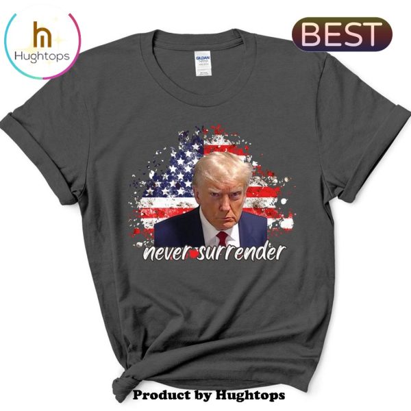 Trump Shot 2024 Never Surrender T-Shirt